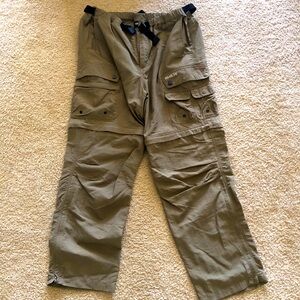GSX Guide Series Extreme Mens Outdoor Performance Zipoff Convertible Pants 34x30
